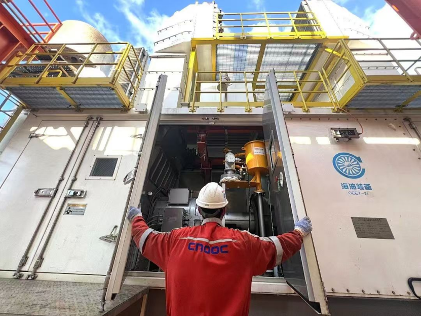 “中国心”点亮海上：新奥动力E2100燃气轮机海油平台平稳运行超2000小时